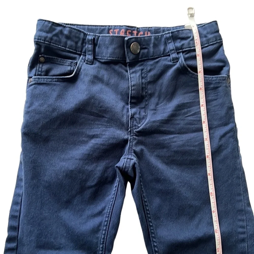 H&M girls stretch blue jeans. Size 6/7